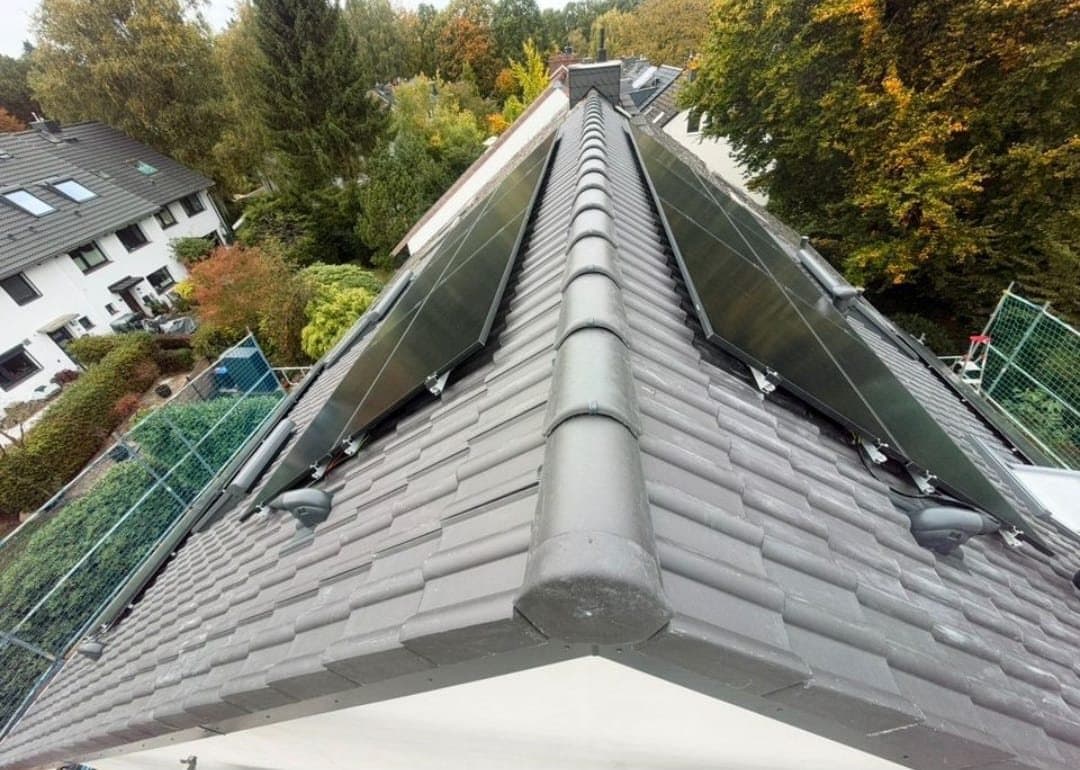 Photovoltaik & Dacherneuerung – nachher